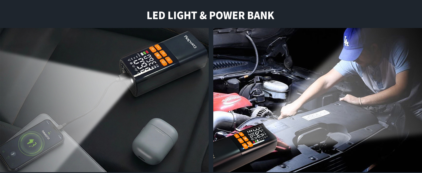 portable tire inflator for car