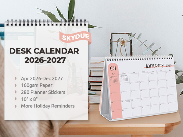 desk calednar 2026-2027