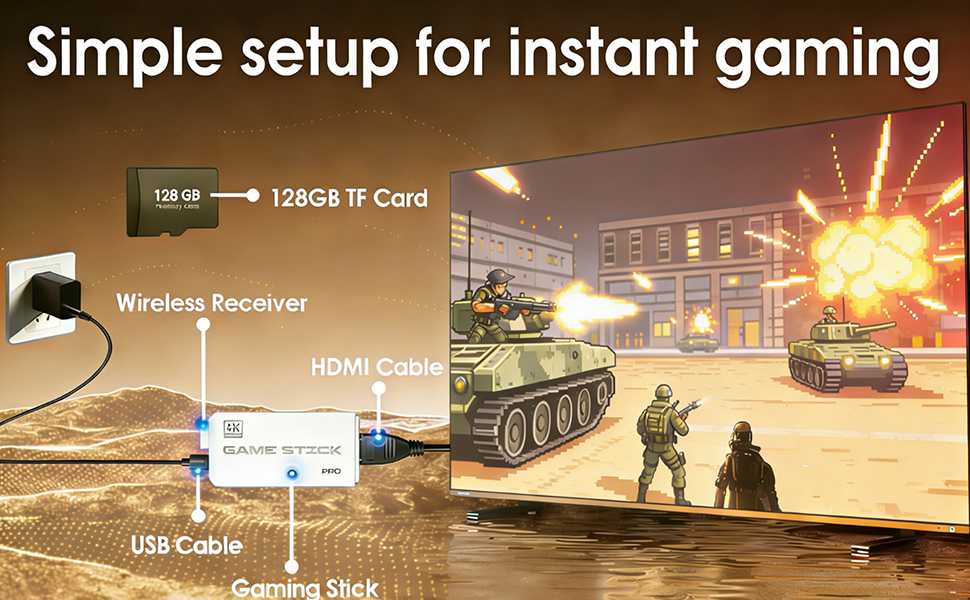 Wireless Retro Game Console