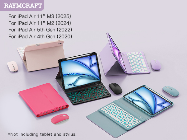 for iPad Air 11-inch M3 2025/M2 2024 and iPad Air 5th/4th