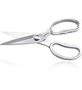 TONMA Kitchen Scissors All Purpose [Made in Japan] Full Metal Stainless Steel Japanese Kitchen Sh...