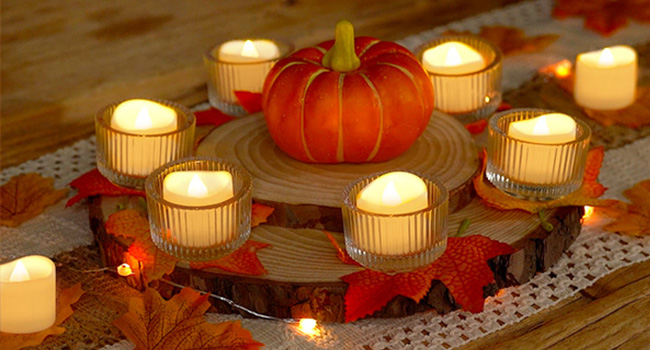 flameless tealight candles