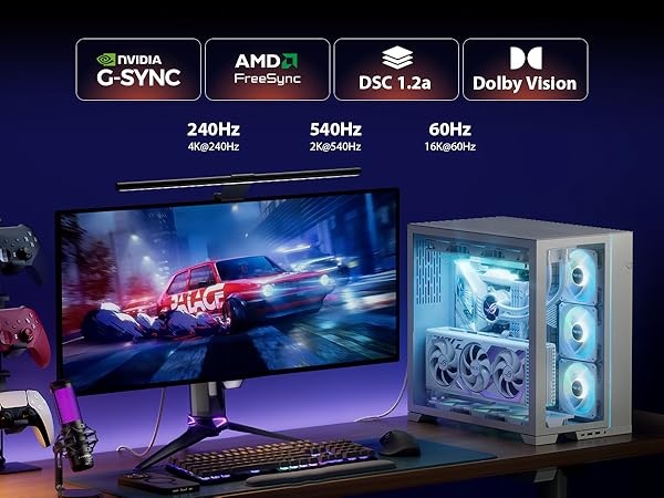 flawless 4K@240Hz or dual 4K@120Hz for gaming and creation