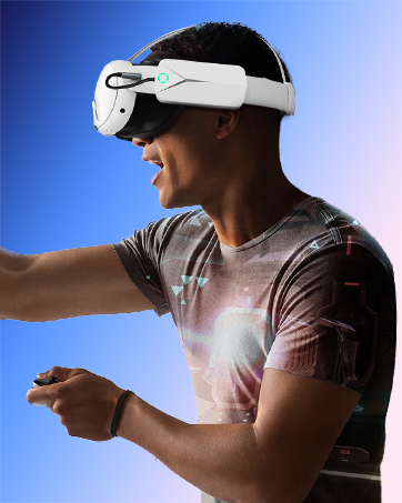 designed for oculus/meta quest 3 and 2 perfect for Quest headset portable battery pack for Oculus