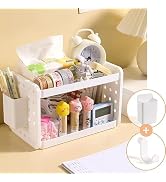 Lae Nuvole Desktop Organizer Shelf Stationery Organizer with Pen Holder Office Desktop Storage Ra...