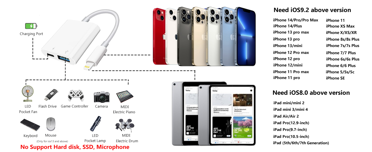 Lightning to USB Adapter