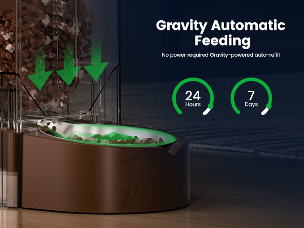 gravity cat feeder
