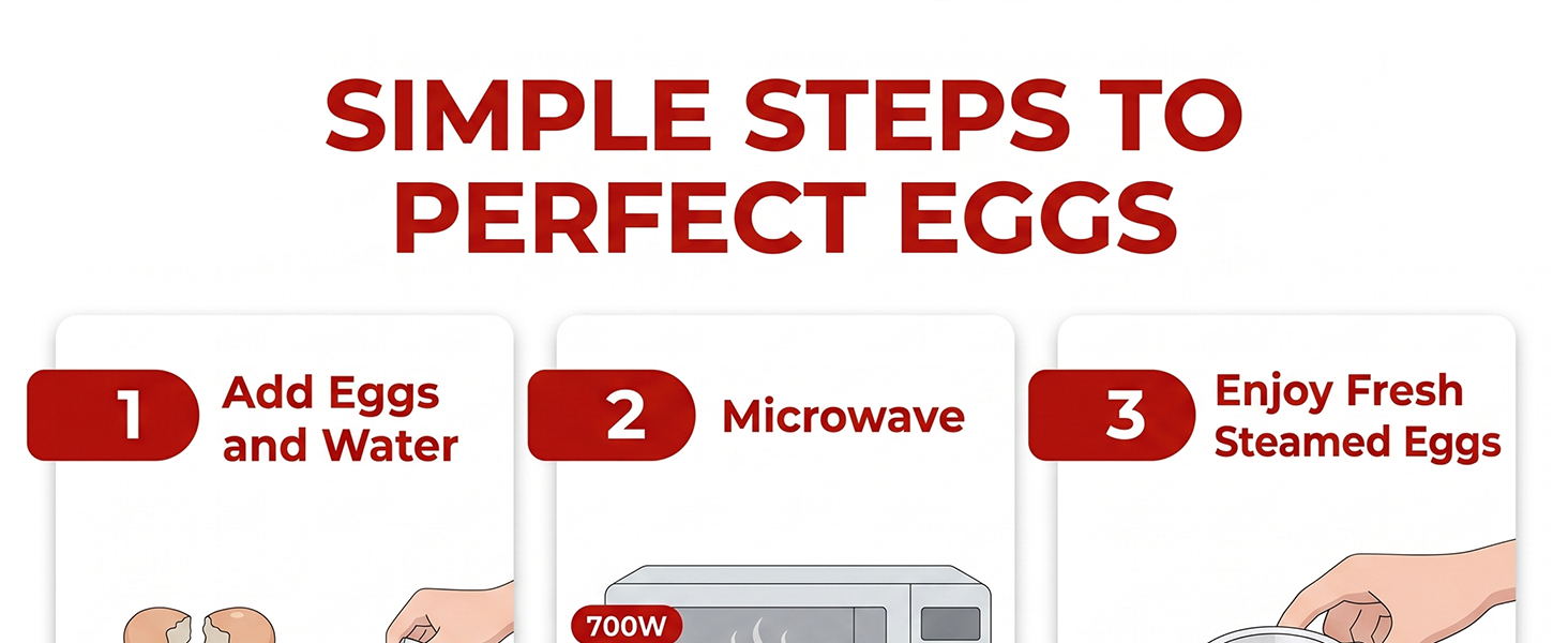 Li&amp;amp;Zhao 4 Cavity Microwave Egg Poache
