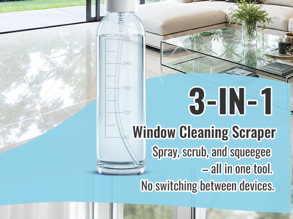 3 in 1 Window Cleaning Scraper