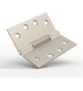 MEGA HANDLES - Square Barrel Hinges with Square Corners, Stainless Steel Interior Door Hinge for ...