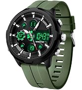 findtime Large Face Watches for Men Casual Chronograph Waterproof Sport Military Mens Watch Heavy...