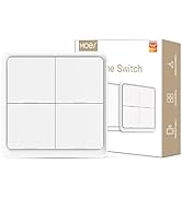 MOES Tuya ZigBee Wireless 12 Scene Switch Push Button, Tuya ZigBee Hub Required,Not Work with Ale...