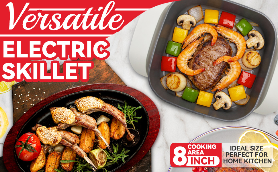 Versatile Electric Skillet