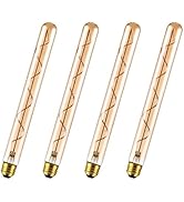 UMLAEN 11.8 Inch Long Tubular Light Bulb Dimmable LED Edison Light Bulbs 5W, T30 Vintage LED Bulb...