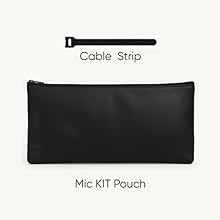 Singing microphone pouch