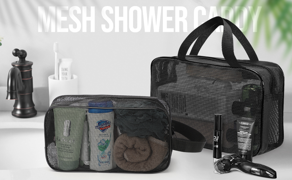mesh shower caddy