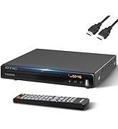 All Region HDMI DVD Player for TV, Multi Formats &amp; Metal Housing, Compact CD Player with USB Port...