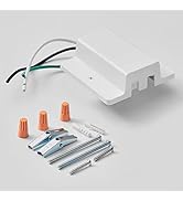 VANoopee H Track Floating Canopy Connector White for Single Circuit H Type Track Rail, H Track Ra...