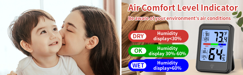 Humidity thermometer