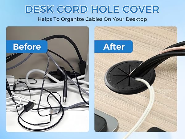 desk grommet hole hole covers computer desk cable management
