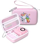 worfty Kids Instant Print Camera Case for ESOXOFFORE HD Digital Video Cameras Toddler, Carrying C...