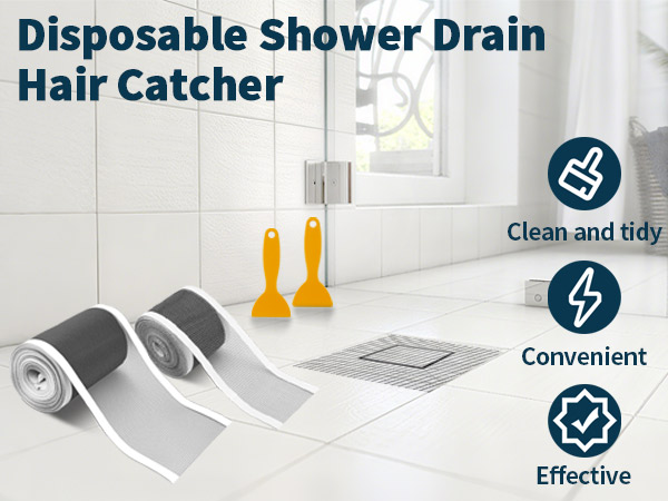 Disposable Shower Drain Screen Self-Adhesive Stickers