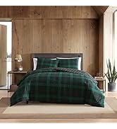 Eddie Bauer - Queen Duvet Cover Set, Reversible Cotton Bedding with Matching Shams, Plaid Bedding...