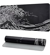 Laokiiy Desk Mat, Desk Pad Dual Sided Desktop Mat for Office and Home,Desk Organization and Acces...