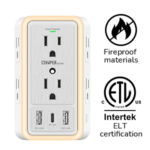 USB Wall Charger Surge Protector