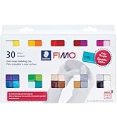 STAEDTLER FIMO Soft Oven-Bake Polymer Modeling Clay: 30 Piece Starter Kit for Jewelry, Scultpting...