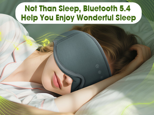 bamboo sleep eye mask bluetooth headphones
