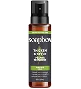 Soapbox Men's Thicken &amp; Style Foaming Texturizer, Men's Hair Styling Foam, Hair Care for Men, 5oz