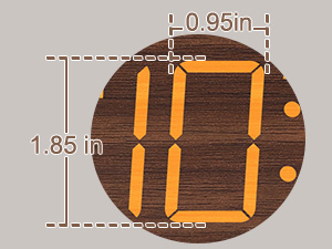 digital clock large numbers