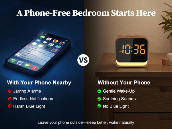 Sleep better, Wake naturally