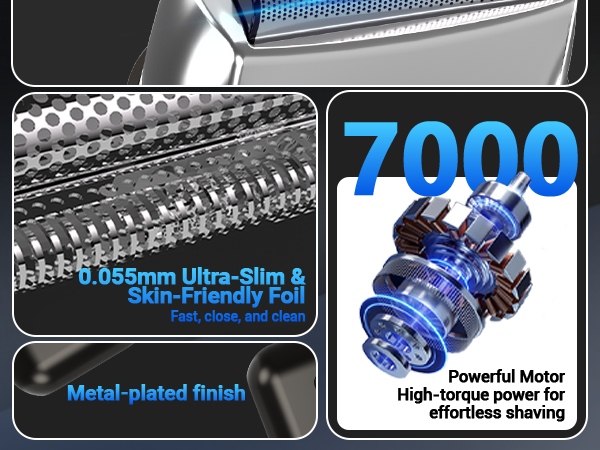 portable electric shaver