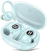 PEFUPEW Wireless Earbuds, Bluetooth 5.4 Headphones Sport, Over Ear Buds with ENC Noise Cancelling...