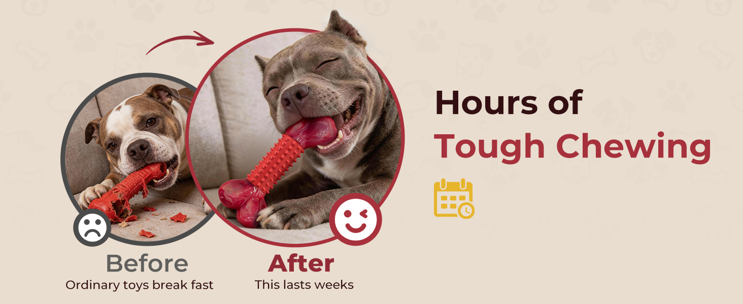indestructible dog chew toys