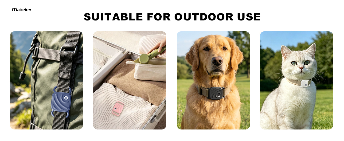 soft pet tracker collar accessory tracker case for cat dog collar double loop two loops anti scratch