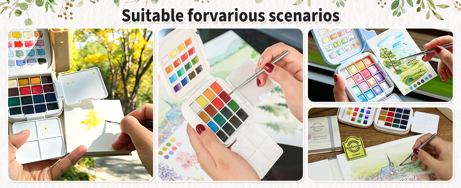 Watercolor Paint Set