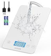 KOIOS Kitchen Scale, 33lb/15kg Digital Food Scales Weight in Grams and Ounces for Cooking Baking,...