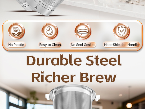 stainless steel keurig reusable k cup