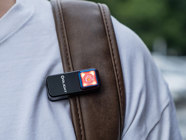 Oclip can clip on your pack bag and withstands a 14mm thickness