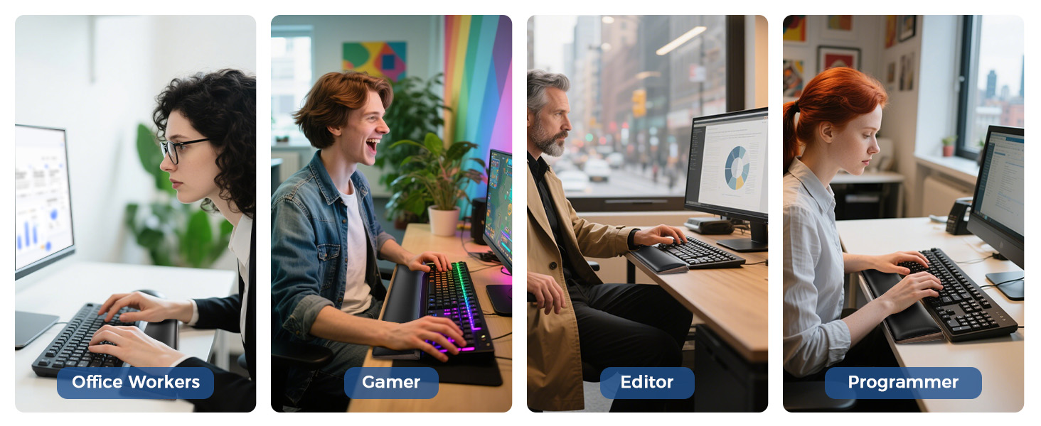 ergonomic keyboard wrist rest