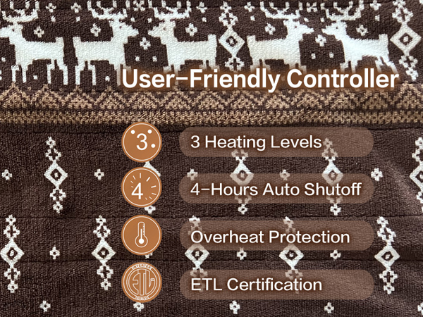 heated blanket throw