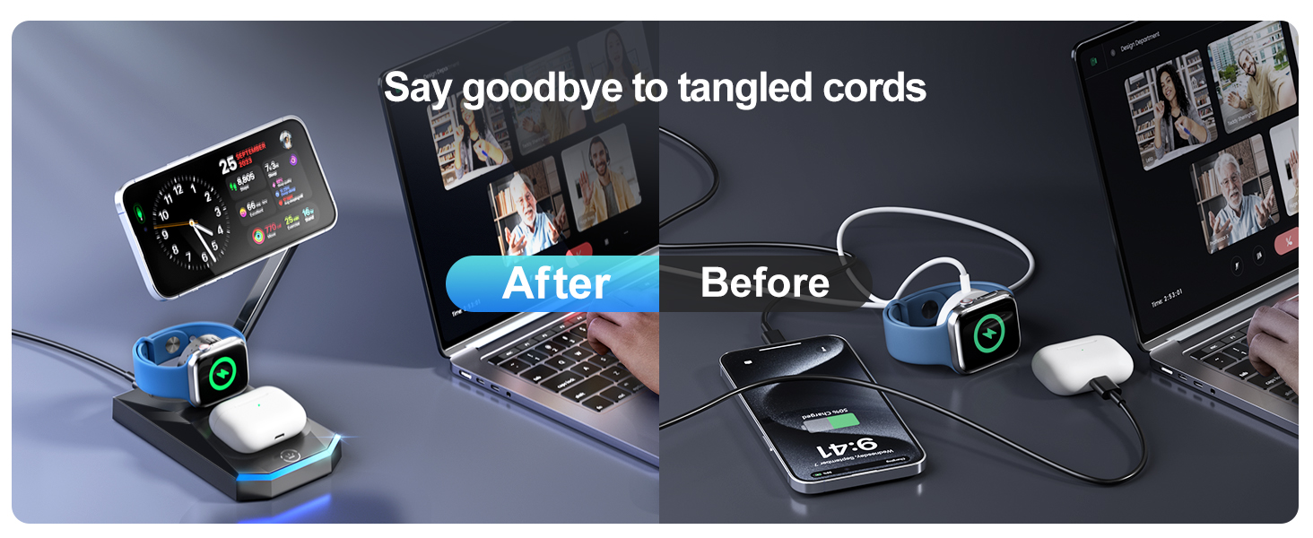 wireless iphone charger fast charging