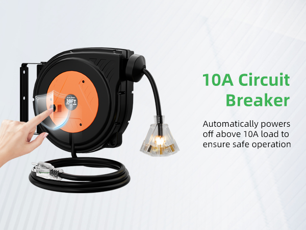 extension cord wall mount outdoor