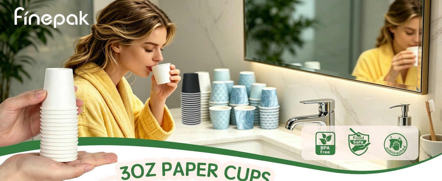 3 oz Bathroom Cups