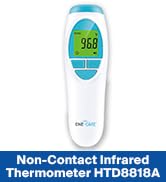ONE-CARE Non-Contact Infrared Thermometer HTD8818A
