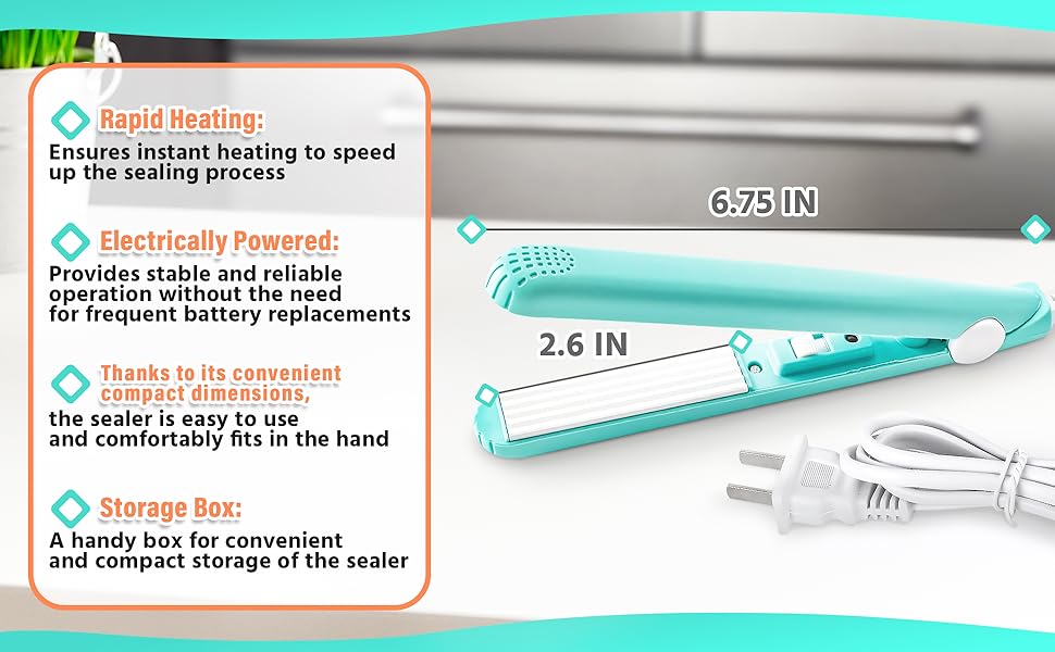 portable sealer heat sealer bags small bag sealer mylar bag heat sealer mylar sealer snack resealer