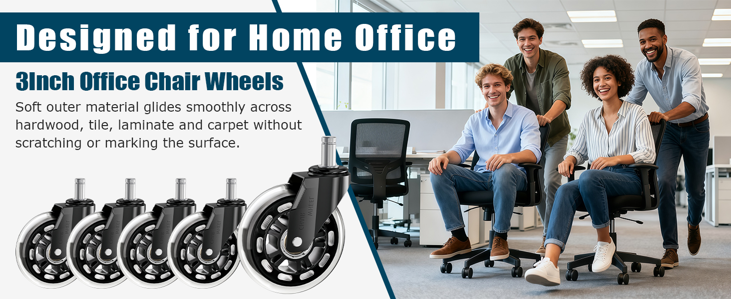 office chair wheels